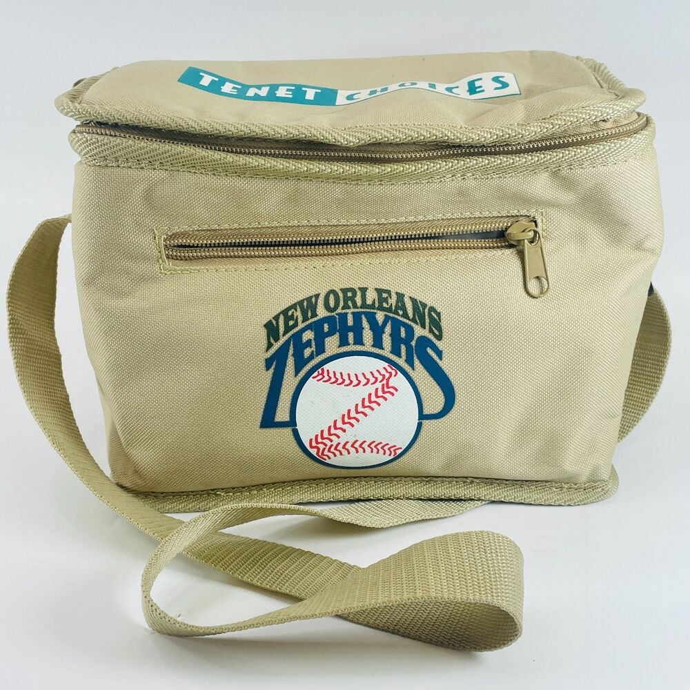 Vintage New Orleans Zephyrs Lunch Bag Cooler Minor League Baseball Stadium Promo